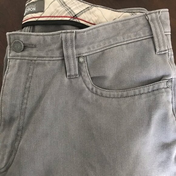NWOT Kenneth Cole Reaction Gray Relaxed Fit Men Pants Size 36 - Picture 14 of 15